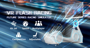 Leke Mini đua xe chơi game ghế VR công viên chủ đề mô phỏng với giải trí năng động cho trẻ em ngoài trời Arcade đua ghế - Product Image 3