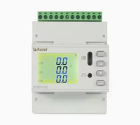 Medidor de Energía Monofásico Multicanal de Alta Precisión DTSD1352-4S, Clase 0.5S, Comunicación RS485, Riel DIN