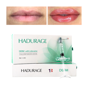 HADURAGE Derm 24mg 2ml Gel Relleno <span class=keywords><strong>de</strong></span> <span class=keywords><strong>Labios</strong></span> Inyectable con Ácido Hialurónico para <span class=keywords><strong>Aumento</strong></span> <span class=keywords><strong>de</strong></span> <span class=keywords><strong>Labios</strong></span> y Volumen Facial OEM Marca Privada ISO&CE - Product Image 4