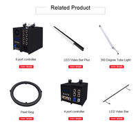 Contrôleur d'éclairage de scène CLEN CL-804PS 8 ports LED 1400W, alimentation 24V, contrôle hors ligne, prise en charge SPI Artnet DMX, télécommande, garantie 2 ans