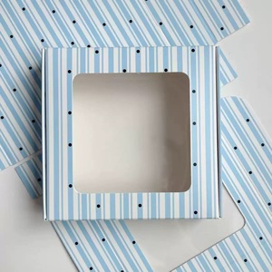 Boîte d'emballage cadeau personnalisée en gros pour usine, boîte en papier pliable pour <span class=keywords><strong>chouchou</strong></span> à cheveux - Product Image 2