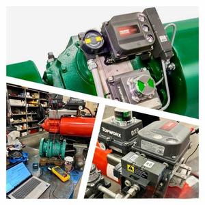 ตัวควบคุมดิจิตอล DVC6200 SIS วาล์วควบคุมแบบหมุนด้วยลมนิวแมติก OEM การสื่อสารแบบ HART ป้องกันการระเบิด Fisher FIELDVUE DVC6200 SIS Emer - Product Image 2