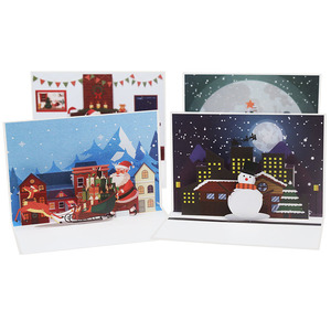 I migliori <span class=keywords><strong>auguri</strong></span> di <span class=keywords><strong>auguri</strong></span> pieghevoli 3D biglietti di <span class=keywords><strong>auguri</strong></span> per la stampa di vacanze alla rinfusa con buon natale decorazione della carta di ringraziamento e buste - Product Image 5