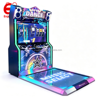 Machine de jeu de danse d'arcade avec écran HD de 55 pouces, pad LED, combo 1 ou 2 joueurs, notation, difficulté et vitesse réglables, certifiée CE