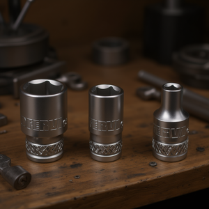 Clé à douille hexagonale Fervi, série normale, 6 mm, 8 mm, 10 mm, acier au chrome vanadium - Product Image 3