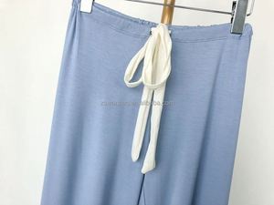 Ensemble de pyjama thermique en modal de luxe WanBao PJ-002 pour femmes, nouvelle arrivée, 2 pièces, vêtements de nuit d'automne et d'été, shorts en polaire, taille élastique - Product Image 6
