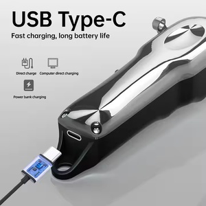 Nouveau Kit Professionnel de Coiffure Homme Sans Fil USB Rechargeable : Tondeuse, Clipper et Rasoir de Barbier - Product Image 3