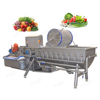 Nieuwe Automatische Roestvrijstalen Productielijn Fabriek Geprijsd Fruit En Groente Salade Sorteren Snijdroogmachine