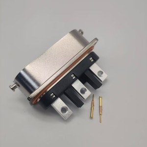 HV EV 3 pôles automobile électrique HVIL <span class=keywords><strong>connecteur</strong></span> 120A pour véhicule électrique câble <span class=keywords><strong>25mm2</strong></span> Orange blindé - Product Image 5