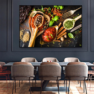 Sala da pranzo decorazioni per la casa <span class=keywords><strong>cucina</strong></span> immagini di frutta grani di verdure spezie <span class=keywords><strong>poster</strong></span> pittura su tela stampata wall art modern - Product Image 2