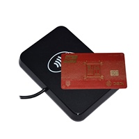 Lecteur de cartes intelligent EMV 4 SAM, fentes de cartes, NFC Type A RFID, émulateur Portable, NFC, HD8N, nouveau