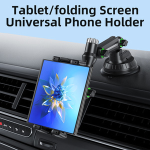 Supporto Universale Pieghevole per Tablet e Telefono da Auto, Letto e Scrivania per iPad e <span class=keywords><strong>iPhone</strong></span> con Schermo <span class=keywords><strong>Grande</strong></span> - Product Image 2