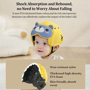 Protection de tête élastique Mambobaby 360 °   <span class=keywords><strong>Casque</strong></span> de sécurité pour bébé et casquette pour tout-petit pour la marche, réglable, respirant, protection - Product Image 3