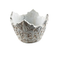 Pot de fleurs personnalisé style européen au design classique, en ciment durable, pour le sol ou le bureau – Offre spéciale