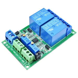 Módulo comparador de voltaje LM393 de 2 canales, placa de relé de 5V, 12V y 24V, 2 canales para circuito de modificación de circuito automotriz con