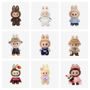 Xác thực popmart mù hộp con số labubu skullpanda dimoo hirono crybaby zimomo hacipupu và nhiều hơn nữa loạt nóng có sẵn Macaron - Product Image 3
