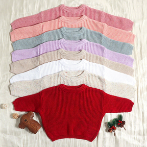 Nouvelle collection automne : Ensemble tricoté pour bébé – Pull en pur coton à col rond et haut de vêtement pour bébés garçons et filles - Product Image 2