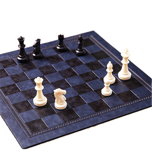 15 Inch Portable Foldable <b>Magnetic</b> Wooden Chess Set Travel-friendly Board Game with Foam Slots for Children - Product Image 4