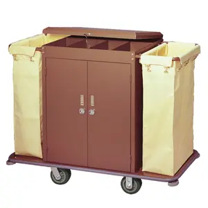 Hotel Service Cart Outdoor Hotel Cleaning Cart Service Trolley Housekeeping Trolley Levessi Used Housekeeping Cart Serving Trolleys