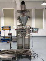 Machine d'ensachage verticale à vis sans fin pour poudres sèches (farine, produits chimiques, thé, détergent) de 500g à 50kg, contrôlée par PLC et entraînée par un moteur