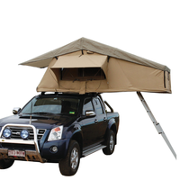 Tente de toit pliable en toile 4x4 pas chère pour voiture, camping en plein air, tente de toit à vendre