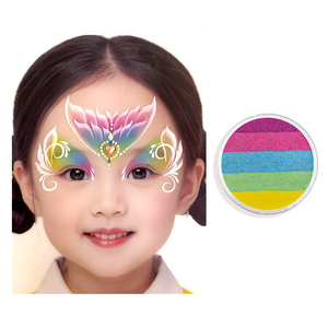 <span class=keywords><strong>Peinture</strong></span> pour le visage et le corps pour enfants en gros, 5 couleurs nacrées, kit de <span class=keywords><strong>peinture</strong></span> professionnel non toxique à <span class=keywords><strong>base</strong></span> d'eau, pour Halloween, théâtre, OEM - Product Image 3