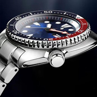 Montre de plongée pour homme, luxe, mode, affaires, bracelet en acier inoxydable, mouvement précis, étanche 10 bars, édition limitée