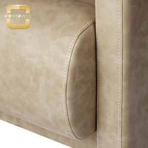 Controlavaggio da salone con lavabo bianco per salone di lavaggio con sabbia parrucchiere di una ciotola per sedia shampoo dall'aspetto moderno - Product Image 5