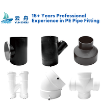 Raccord de tuyauterie de drainage siphonique en polypropylène, coude de soudure haute pression, trémie résistante aux UV pour l'alimentation en eau