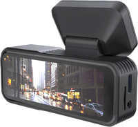 Caméra frontale 4K avec WiFi GPS Écran IPS de 2.89 pouces Contrôle par application Vision nocturne Capteur G pour voiture Double objectif Garantie 1 an