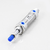 Cylindres en acier inoxydable MA Pressure, mini compresseur d'air pneumatique, cylindre d'air à piston micro rond avec aimant interne