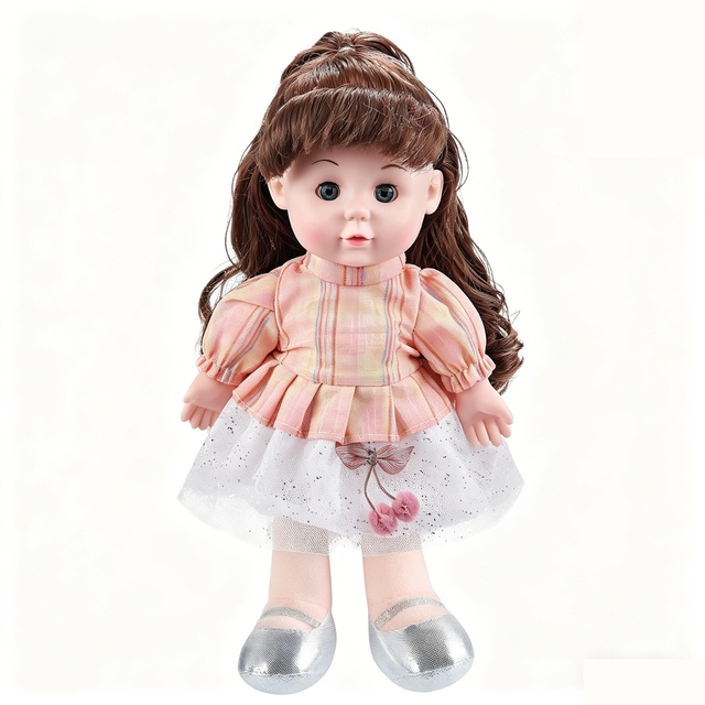 13-inch Lifelike Girl Doll with Musical Features; Modern-style Doll That Sings Multiple Songs----a Perfect Children's Day Gift