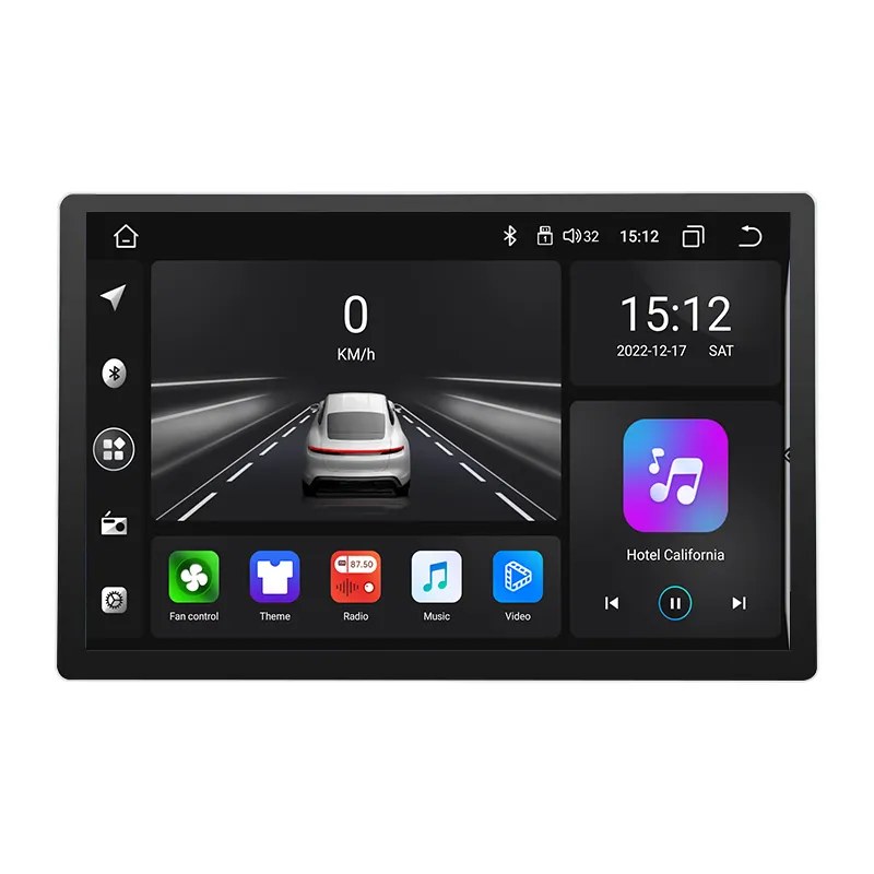 13 Inch Android 12 Hd 2K Scherm Auto Radio 4Gb 64Gb Draadloze Carplay Stereo Dsp Wifi 4G Sim Kaart Auto Dvd-Speler