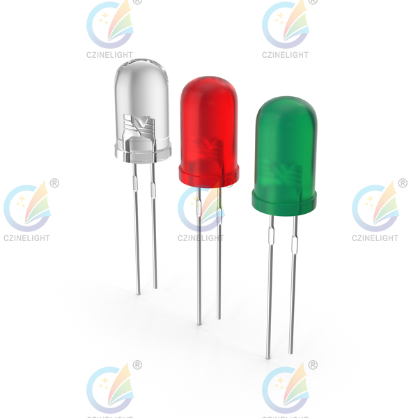 3mm 5mm 8mm 10mm DIP LED Diode Bulbs for Electronic Projects Panel Indicators Signal Lights Low Power Long Life ROHS Compliant