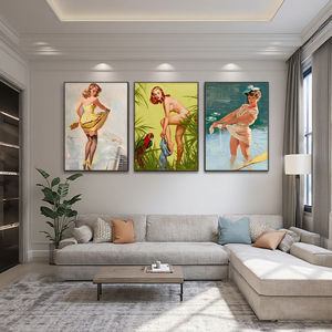Pinturas de Arte de pared modernas, pintura de chica Sexy por números, imágenes por números para adultos, DIY decoración del hogar, dibujo sobre lienzo, regalo de arte - Product Image 2