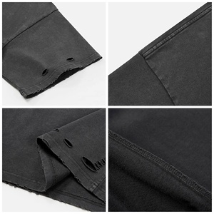 Logo lavado Vintage Streetwear peso pesado lavado ácido 100% algodón estampado de gran tamaño Dtg camiseta personalizada camiseta desgastada para hombres - Product Image 5