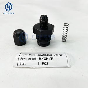 <span class=keywords><strong>GH2</strong></span> GH3 GH4 GH6 GH7 Rompedor de rocas hidráulico N2 Válvula de carga de gas nitrógeno Uso para martillo hidráulico Repuestos Válvula de carga - Product Image 1