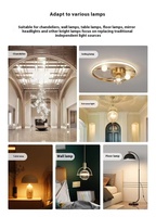 Nouvelle lampe à LED Dimmable 110V 220V 3W 5W 7W 9W COB LED G4 G9 ampoule pour lustre en cristal lumières