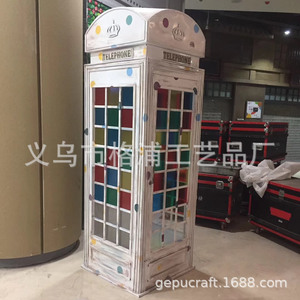 Accesorios Temáticos, Cabina Telefónica Británica de Madera de 2.4m, Decoración Duradera para Bodas y Fiestas, Accesorios para Cabina de Fotos - Product Image 2