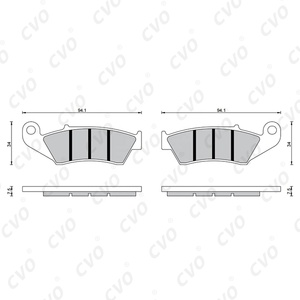 Accesorios para Motocicletas, Pastillas de Freno para KAWASAKI KLX <span class=keywords><strong>450</strong></span> F Yamaha WR250F/YZ <span class=keywords><strong>450</strong></span> SUZUKI RM-Z <span class=keywords><strong>450</strong></span> <span class=keywords><strong>Honda</strong></span> <span class=keywords><strong>XR</strong></span> 650, Pastillas de Freno de Disco FA185 - Product Image 5