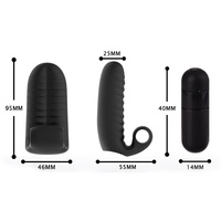 Stimulateur clitoridien rechargeable, vibrateur à doigt portable, manchon de doigt en silicone, vibrateur de massage pour couple, jouet sexuel pour adultes