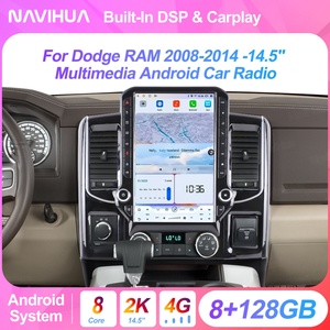 Navihua Nouveau Design Autoradio Android 14,5 Pouces GPS Navigation Multimédia Carplay Auto Stéréo pour Dodge RAM 2008-2014 - Product Image 2