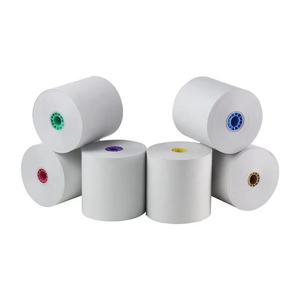 Papier thermique sans BPA 100% pâte de bois 80mm 57mm pour système de point de vente en gros 45-100gsm Tailles personnalisées disponibles - Product Image 4