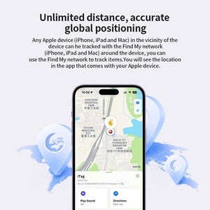 RSH <b>Smart</b> Tag MFi Find My ITag Air Pet Dog Real Time Tracking <b>Wallet</b> Luggage <b>Smart</b> Key Finder Locator Mini GPS Tracker for Apple - Product Image 5