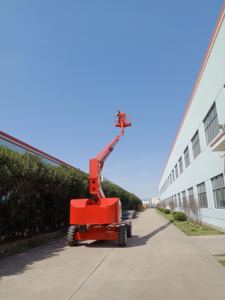 TH215J 21,5 m autopropulsado del motor Diesel elevación telescópicas plataforma de trabajo de carga <span class=keywords><strong>el</strong></span> <span class=keywords><strong>brazo</strong></span> - Product Image 5