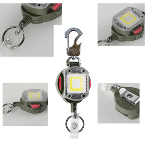Nuevo e-light transfronterizo con luz, hebilla de fácil extracción, multifuncional, retráctil, recargable por USB, portátil para exteriores - Product Image 4