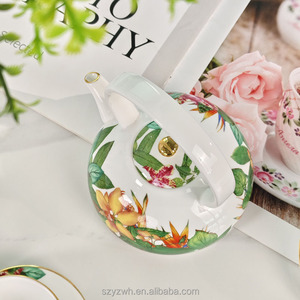Afternoon <b>Tea</b> Pot Four Cups Four Plates Banquet Banquet Banquet Ceramic <b>Tea</b> <b>Set</b> Gift <b>Set</b> - Product Image 2
