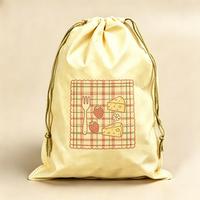 Sac à cordon non tissé à prix d'usine, personnalisable avec logo, motif dessin animé, recyclable, unisexe, pour enfants, sport, gym, petite pochette