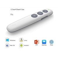 Multi-funzione RF 2.4GHz USB PPT pagina di tornitura elettronica insegnamento riunione formazione penna puntatore telecomando