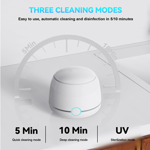 ODM 200ml Ultrasonic Dental <b>Cleaner</b> Factory Direct 45kHz Small <b>Denture</b> Ultrasonic <b>Cleaner</b> for Aligner Retainer Braces - Product Image 2